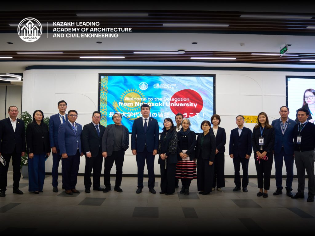 Nagasaki University Delegation Visits KazGASA